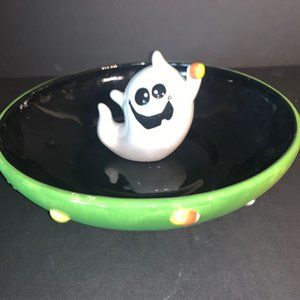 Halloween Ghost/Candy Corn Candy Dish-NEW!